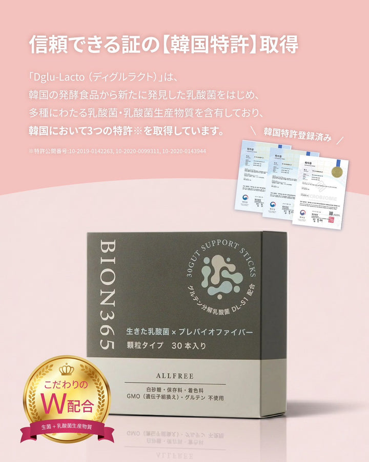 BION365(ビオン) グルテン分解乳酸菌
